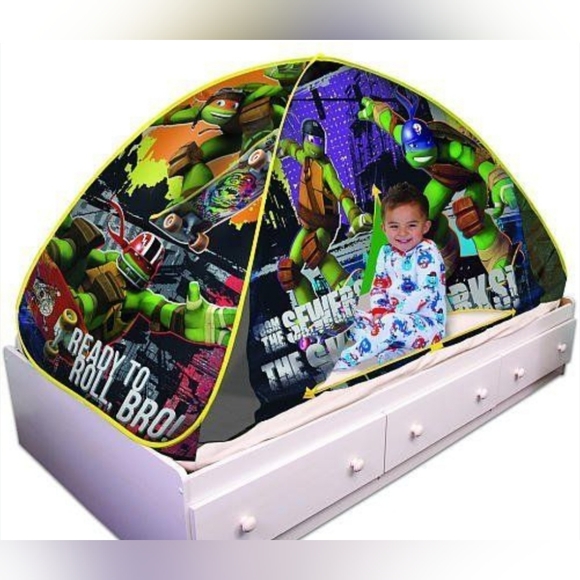 Teenage Mutant Ninja Turtles 2-in-1 Playhouse Bed Tent - Picture 1 of 15